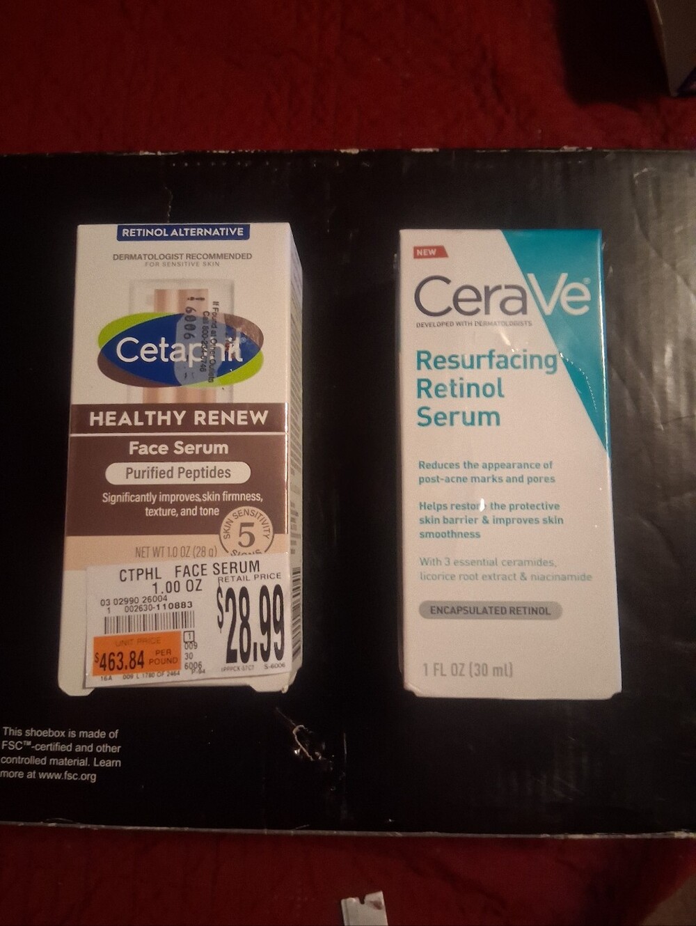 2 Different boxes of Skin Restoring/Improving Serum